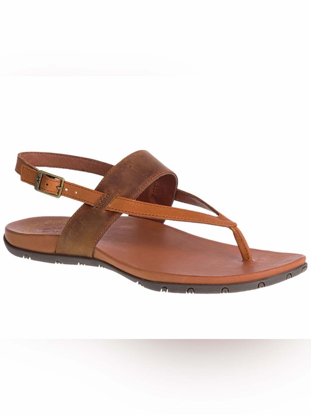 Chaco Maya ll - Women's Brown Leather T-strap Sandals